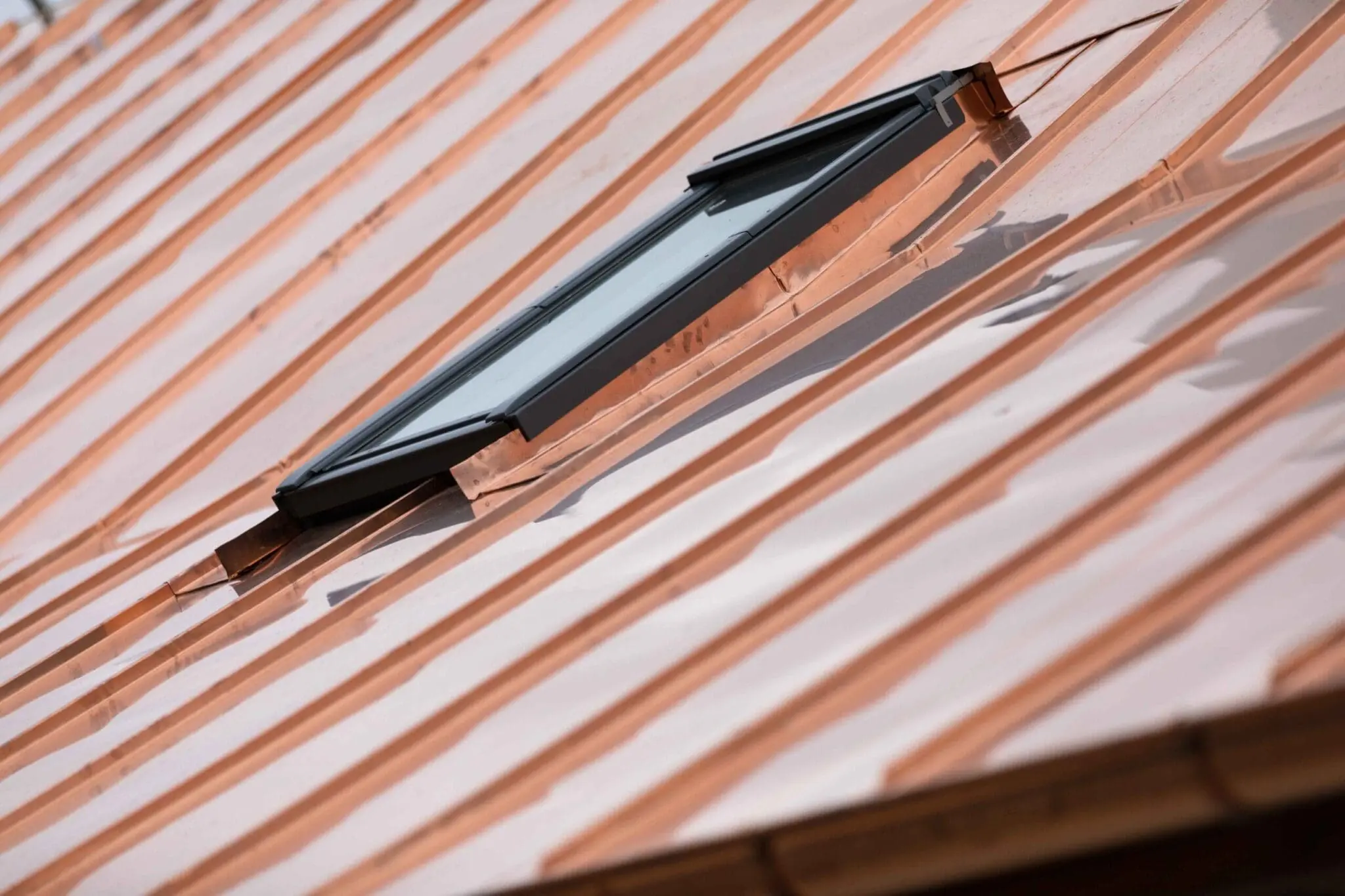 Fixed skylight exterior