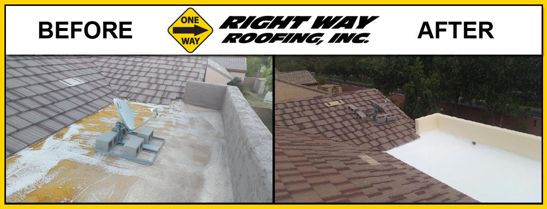 Before & After Spray Foam Roofing Installation