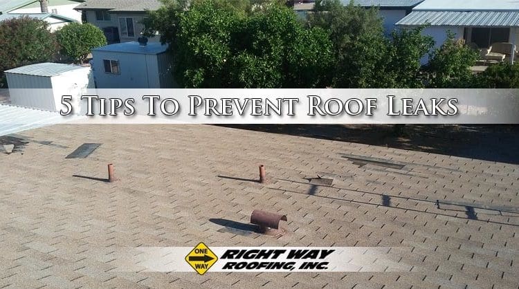 5 Tips To Prevent Roof Leaks