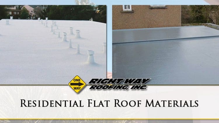 Residential Flat Roof Materials