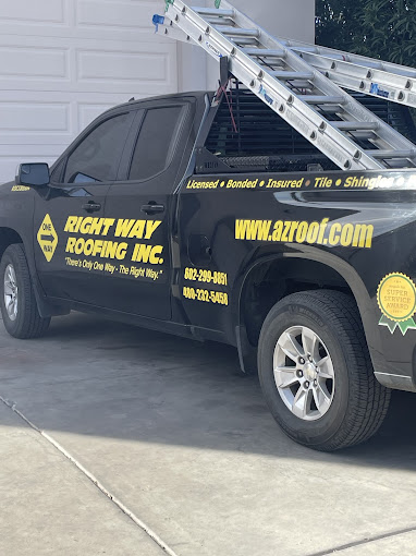 Right Way Roofing Van